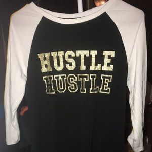 “Hustle” long sleeve shirt